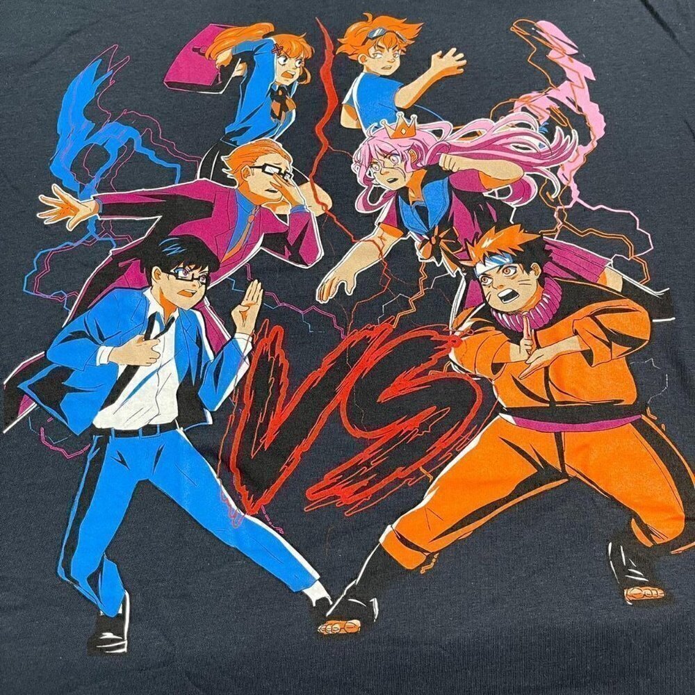 Anime JDM crunchy roll type vibe t shirt - Picture 3 of 5